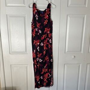 Floral Sleeveless Maxi Dress